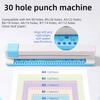A4/B5/B6/B7 Universal Paper Punching Machine 30 Hole Manual Hole Punch  Office Supplies