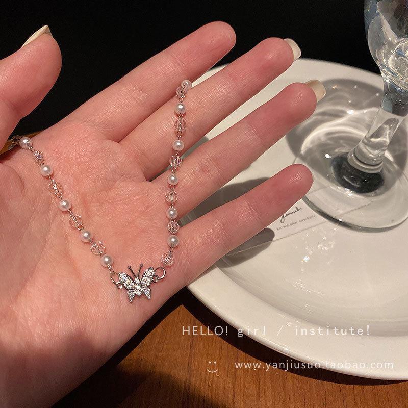 Korean Fashion Zircon Teardrop Necklace - Elegant and Minimalistic Clavicle Jewelry for Women