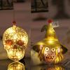 Halloween Mini LED Hanging Lights, Scary Pumpkin Skull Lamp, Home Party Bar Halloween Decoration Lights DIY Light Strings