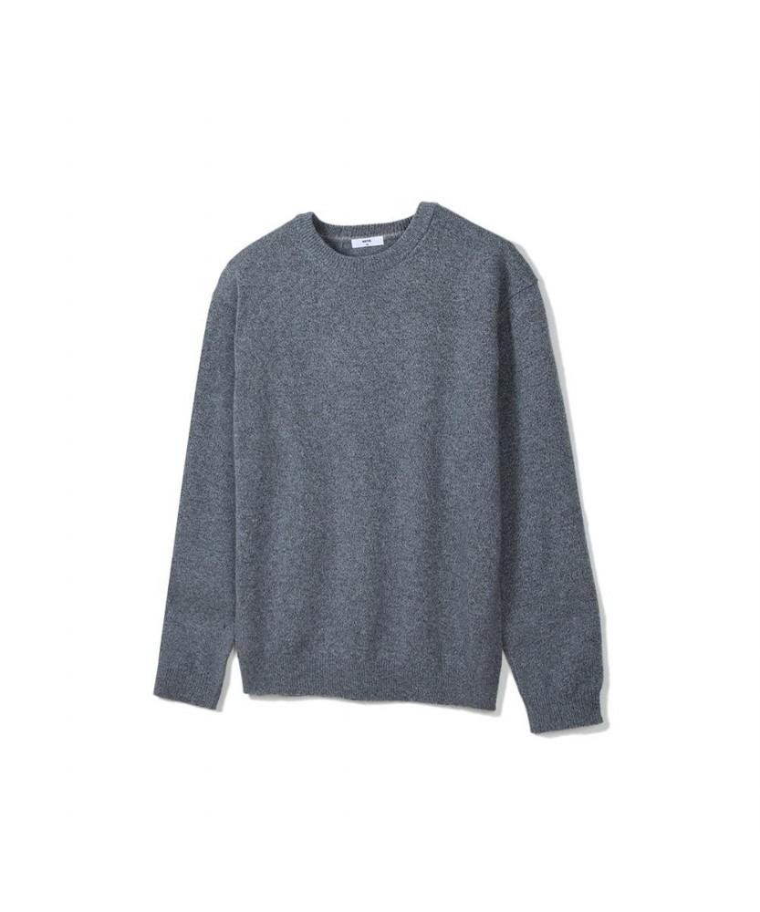 Notig Wool Blend Tweed Round Knit Navy_Okw2Swrl201N1 Navy/095