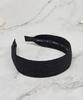 Maia Geometric Pattern Headband - Black