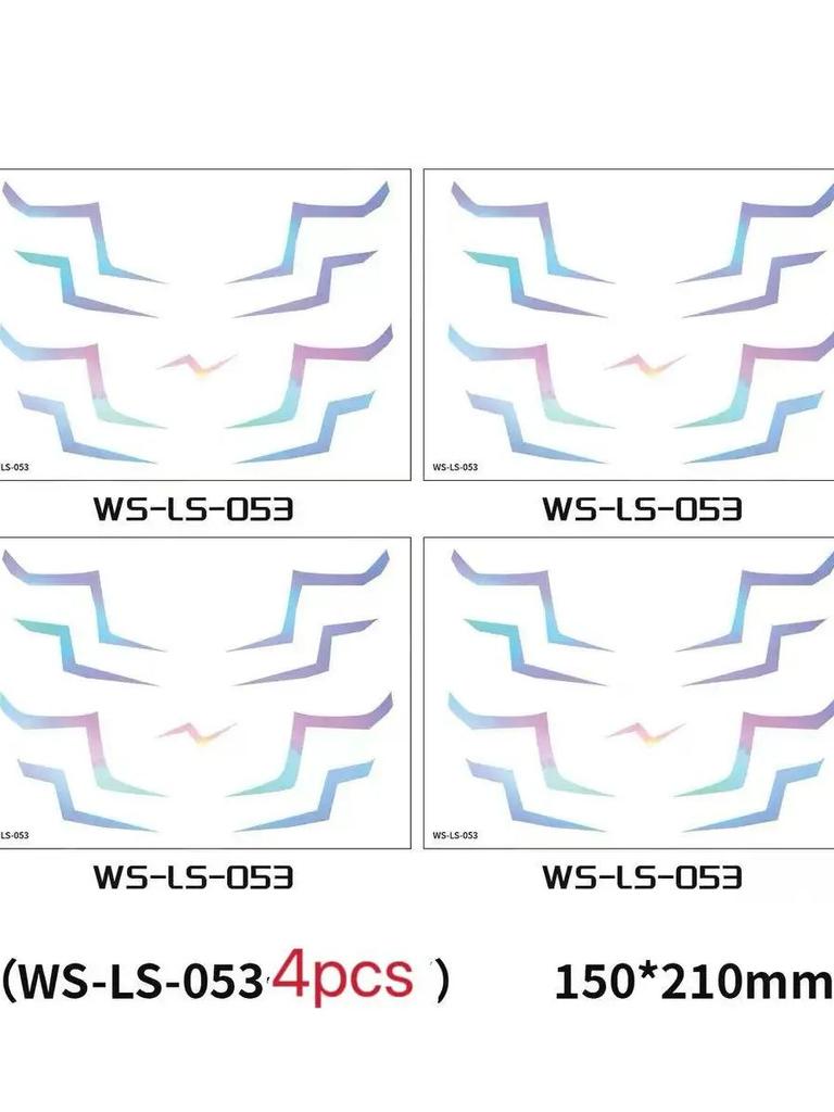 4pcs KPop Demon Hunters Rumi Temporary Tattoos for Women Realistic Fake Disposable Stickers Body Art Decals