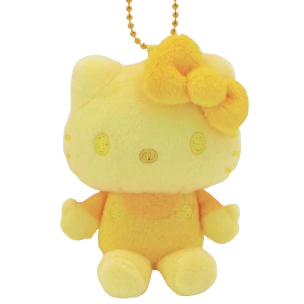 Nakajima Corporation Hello Kitty Color Variation H10 x x D5cm Mascot, Yellow, 203625-24, W7.5