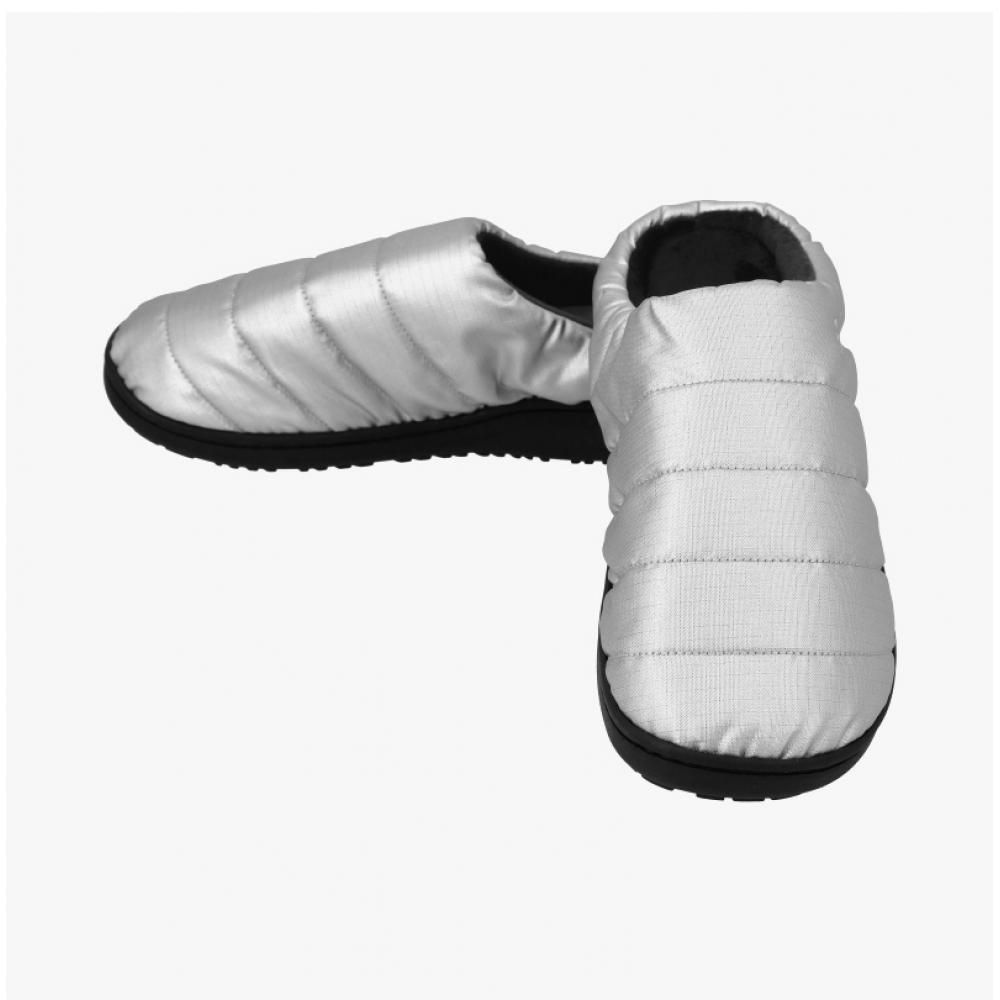 Subu F Line Silver Fleece Padding Slipper Sb 32