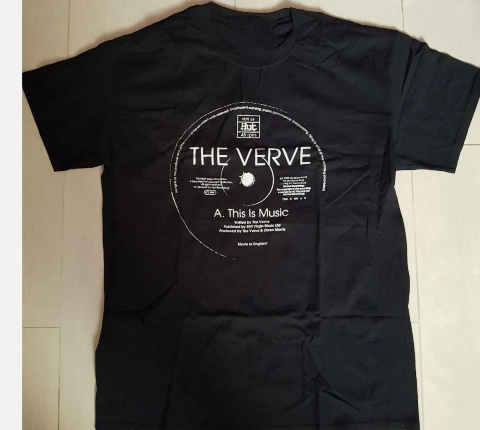 The Verve 1995 This Is Music Gift Man Woman Black All Size T-Shirt Unisex T-Shirt M