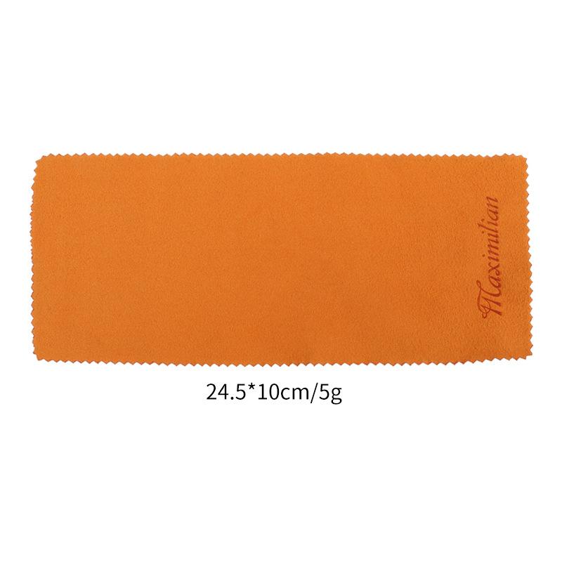 

Maximilian Shoe polishing cloth, multifunctional double-sided velvet polishing cloth, velvet shoe leather shoe oiling cloth, household shoe wiping Long orange strip24.5*10