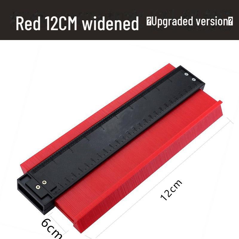 Multifunctional Contour Measuring and Profiling Gauge for Woodworking and Irregular Shapes