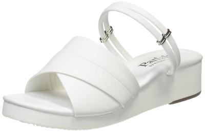 Keilabsatz schöne Krankenschwester Büro L [Parfait] 4,5 cm Absatz, Beine, Sandalen, Sandalen, 14732, weiß,