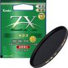 KENKO ZX ND8 72mm ND Filter for Light Intensity Adjustment, 3-Stop Reduction, Water-Repellent/Oil-Repellent Coating, Floating Frame System, 727249