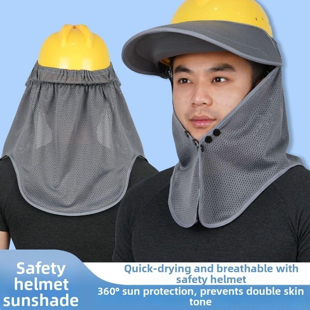 Breathable Hard Hat Sun Shield UV Protection Construction Cap Cover Travel