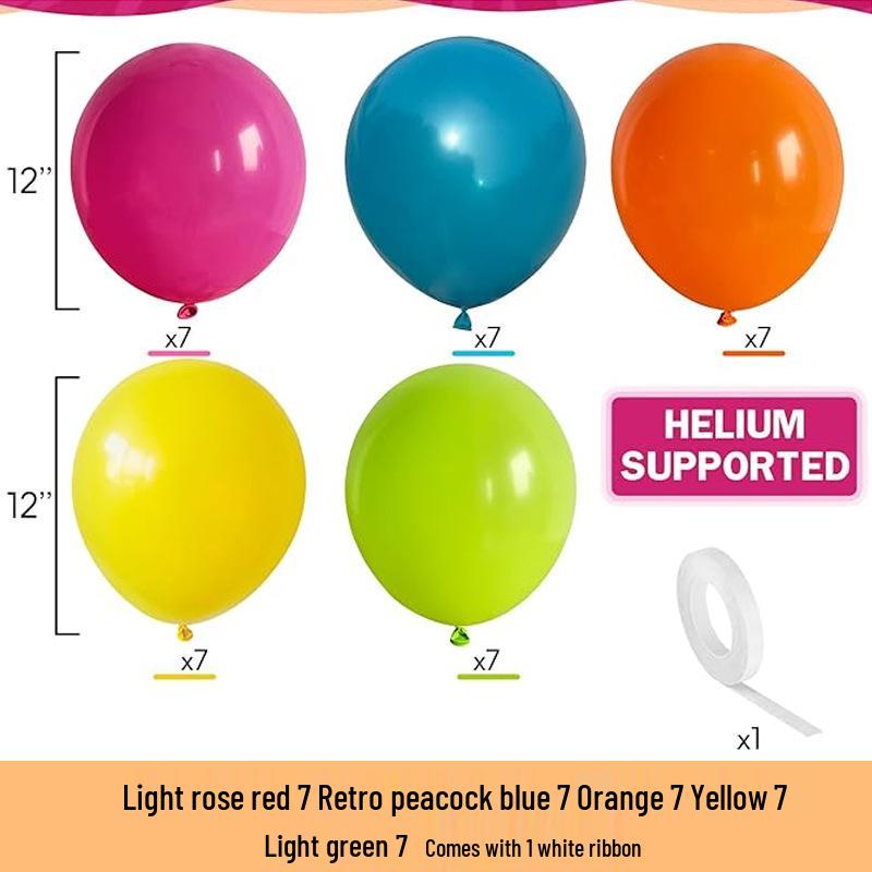 Set di 35 Palloncini Colorati con Paillettes da 12 Pollici per Decorazioni di Feste di Compleanno