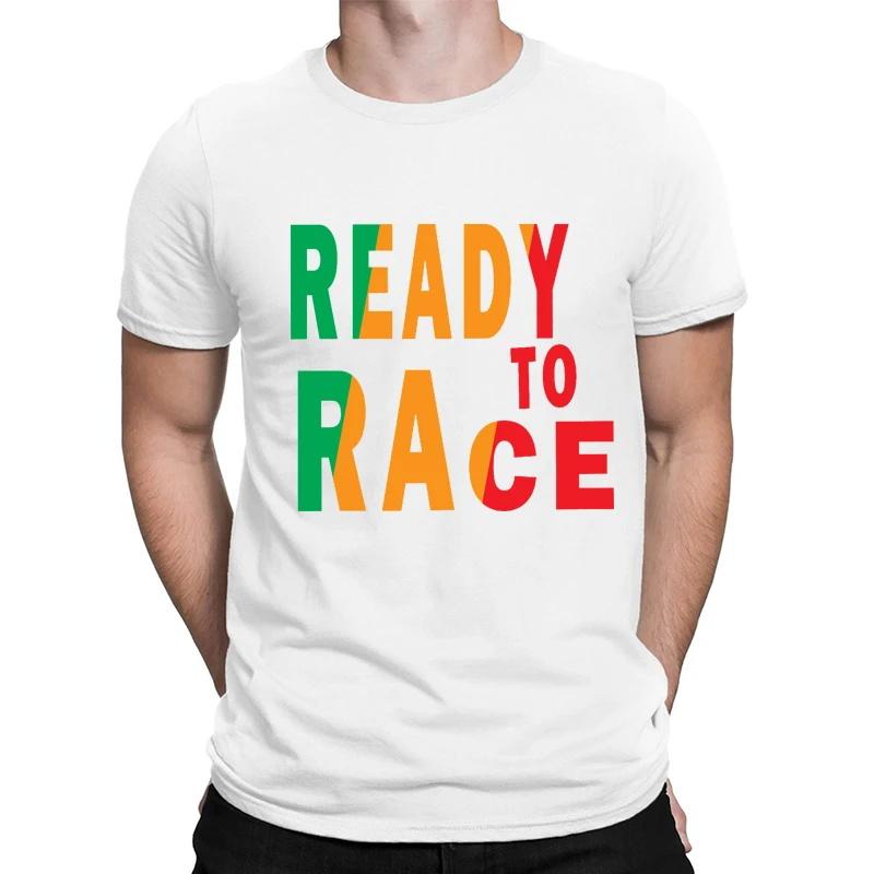 HOT SALE Ready To Race Summer T Shirt Novelty Tops Enduro Cross Motocross Bitumen Bike Life Tees Men Clothes Printed T-Shirt