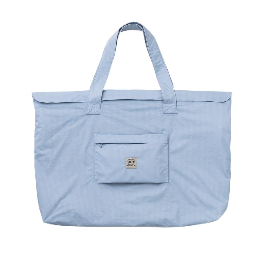 Сумка-тоут Two and Flow, дождевая сумка - Большой размер, сине-серый