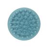 Hair Massager Soft Silicone Waterproof Manual Hair Massage Scalp Cleaning Anti Dandruff Shampoo Brush Green