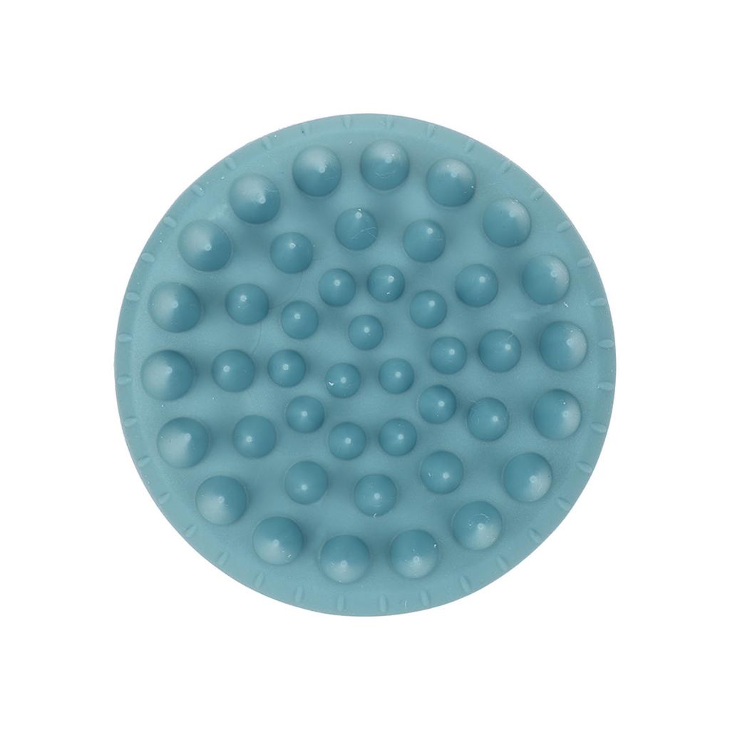 Hair Massager Soft Silicone Waterproof Manual Hair Massage Scalp Cleaning Anti Dandruff Shampoo Brush Green
