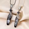 2020 Personalized Crystal Water Drop Versatile Sweater Chain Women'S Simple Long Necklace