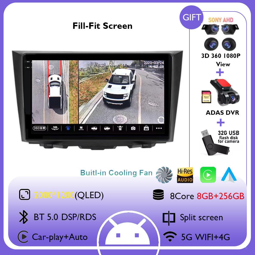 Android 14 Carplay Auto Car Radio For Suzuki Kizashi 2009 - 2015 GPS Navigation Multimedia Stereo Player Android Video WIFI BT