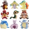 Pikachu Peluche Snivy Pansear Abra Patrat Plush Jirachi Cubone Spheal Cyndaquil Blastoise Charizard Genger Stuff Doll