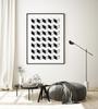 Black and White Pattern Poster