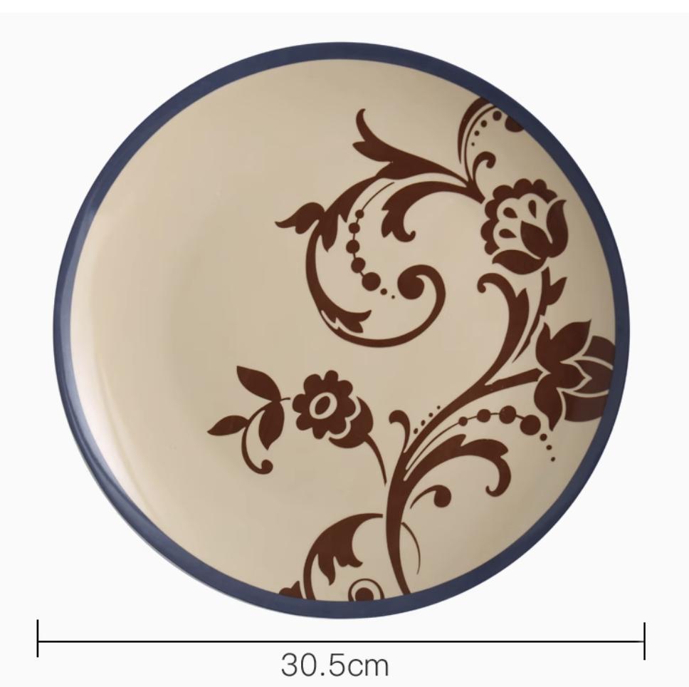 

Креативная керамическая настенная тарелка – декоративное искусство для ресторана или дома 30.5cm G