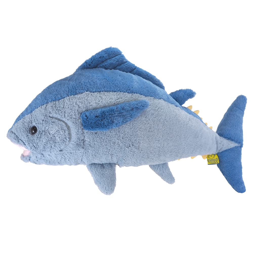 Sun Lemon Knee Tuna Medium 18 x 57 x 30cm Plush Animal Cute Tuna Sea Creature P-8552