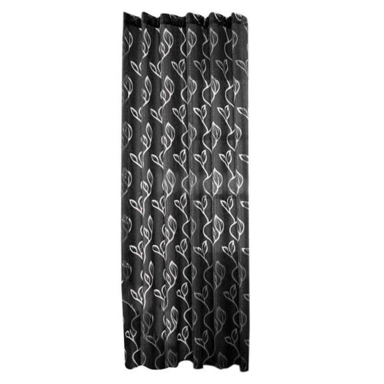 Průsvitný závěs na okno se vzorem bublinkových listů do obývacího pokoje ložnice 100x270 cm