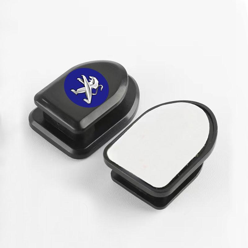 Mini Car Hooks Black Self Adhesive Invisible Hooks Interior Storage Holder For Peugeot 308 408 508 RCZ 208 3008 2008 206 207 108 406 407 408 206 207
