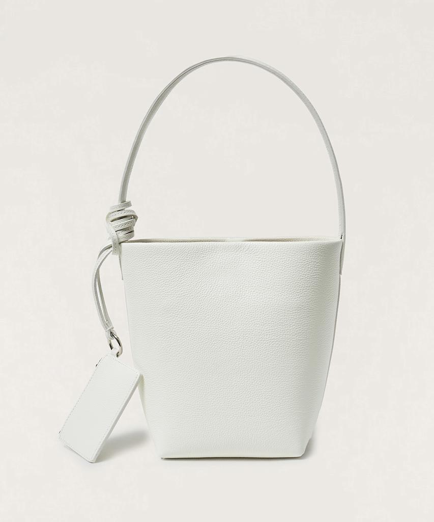 Nutnut Leather Bucket Bag - White