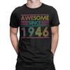 Vintage 1946 Retro Großartig Klassisch Neuheit 100% Baumwolle T-Shirt Tops Für Männer
