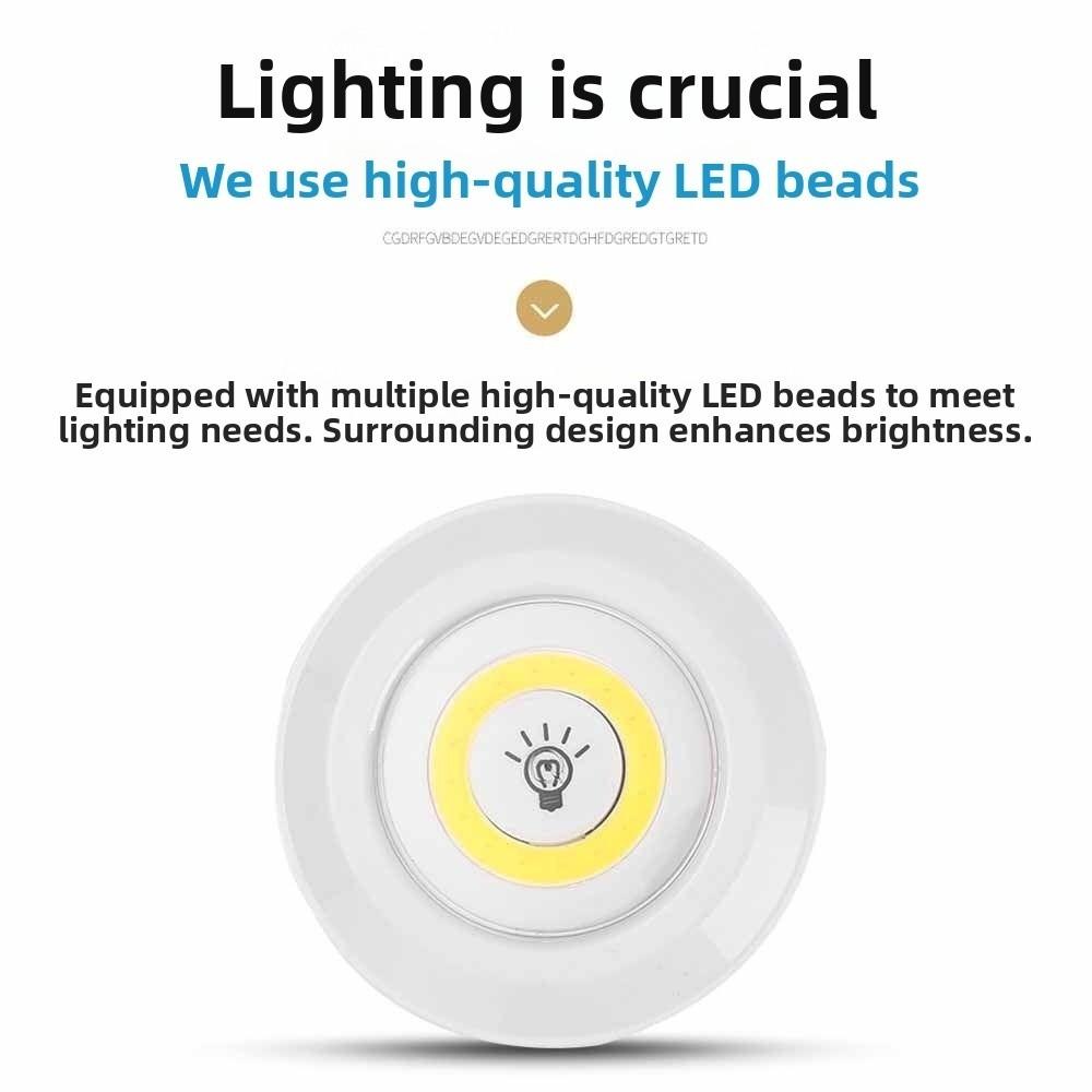 Touch Sensor Closet Lights Battery Operated Wireless Night Light  Cabinet Lighting
