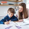 Shuttle Art Highlighter Purple Pastel Solid Fluorescent Fluorescent Retractable Gel with Clear for Marking Convenient Storage Pens, Color, 5-Pack,