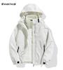 Men's Autumn/Winter Outdoor Windproof 3-in-1 Jacket with Detachable Fleece Lining - Couple Style