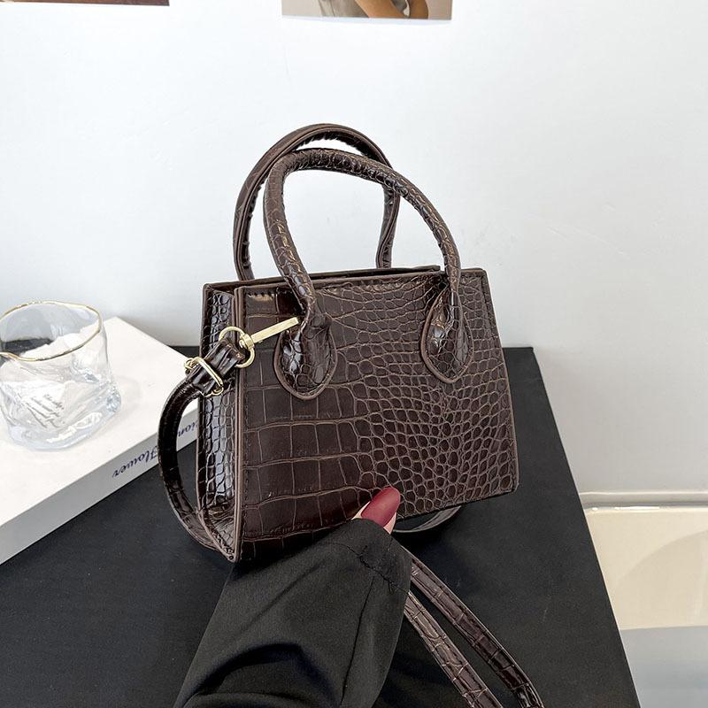 Yogodlns новая женская сумка из искусственной кожи с мягкой поверхностью с крокодиловым — фото 5