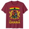 Ghana Roots Heritage Outfit Idea For Unisex Ghanaian Flag Tshirt