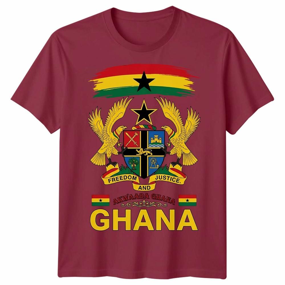 Ghana Roots Heritage Outfit Idea For Unisex Ghanaian Flag Tshirt