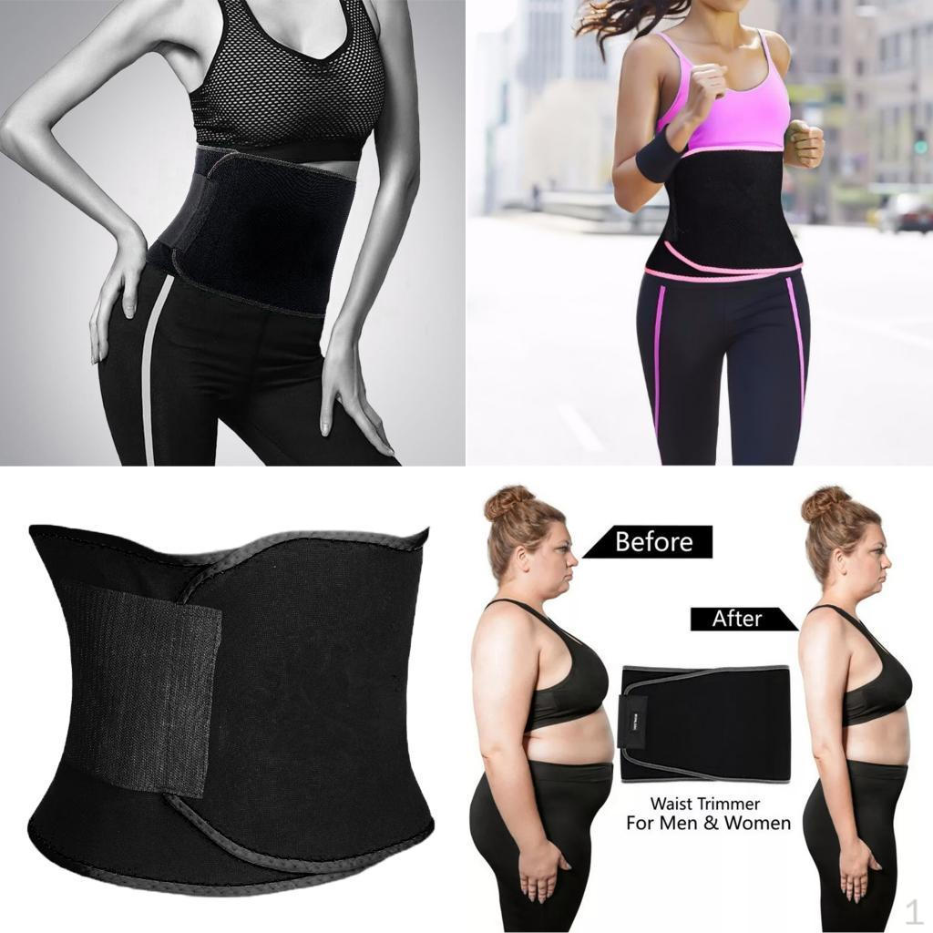 Пояс для живота Фитнес Женский Спортивный Пот Black XL