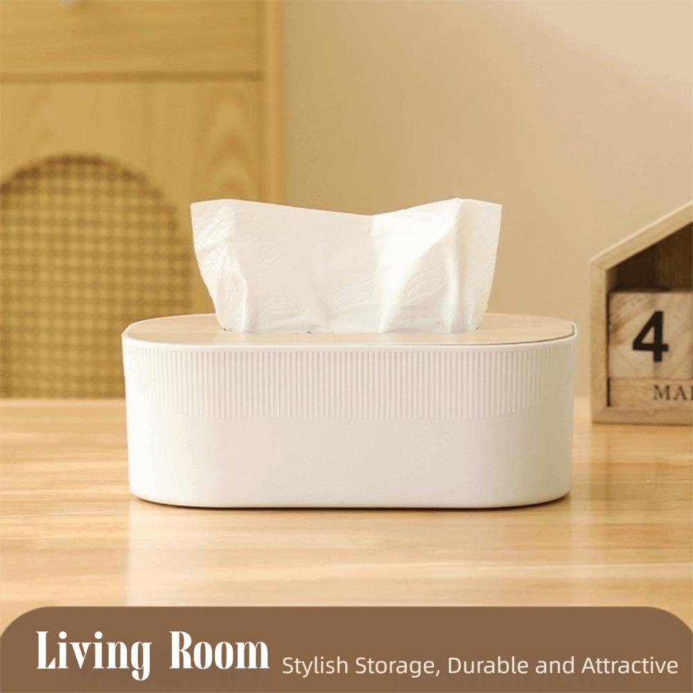 Eco-Friendly Napkin Holder Plastic Paper Storage Box Paper Extraction Case Tissue Box Holder  Home