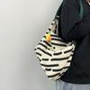 Slouchy Canvas Shoulder Bag for Women with Large Capacity