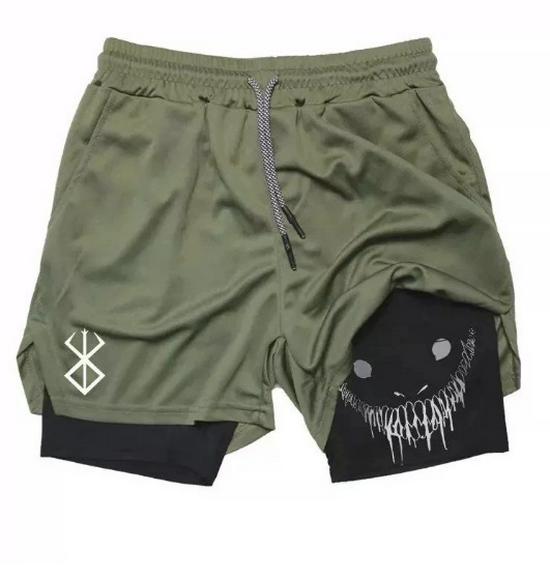 UrbanEdge Heren Hoogelastische Sneldrogende Zomer Sportshorts voor Hardlopen, Basketbal en Buitentraining. L