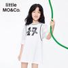 Little MO&Co. Girls' Stylish Summer Fake Two-Piece Short Sleeve Dress