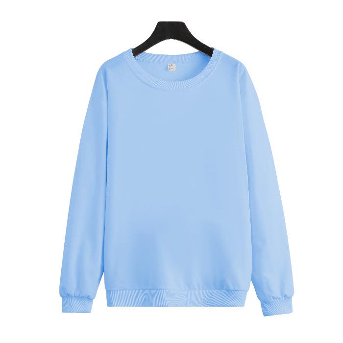 European & American Solid Color Round Neck Velvet Pullover Loose Sweatshirt - Long Sleeve 2023 Autumn/Winter Jacket