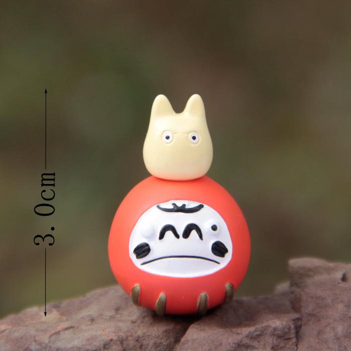 Cute Cartoon Totoro Overhead Dharma Micro Model Ornament For Prop Landscape