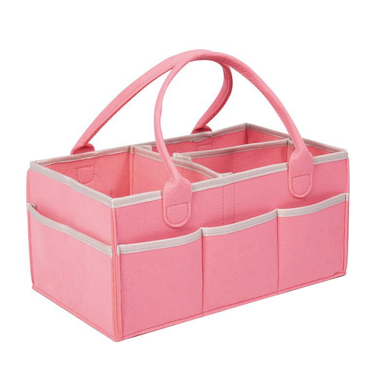 Kaiguang Felt Fabric Diaper Storage Basket for Moms