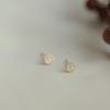 Gold-Plated Sterling Silver Four-Leaf Clover Stud Earrings