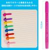 VACNITE Curved Highlighter Dual Tip Marker Pen Color 6 Types of Roller DIY Pen Gift for Kids and Office Supplies Pens, 8-Color Pens, Pens, Stationery,