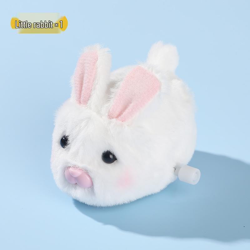 Wobble Piggy & Rabbit Wind-up Plush Toy for Kids