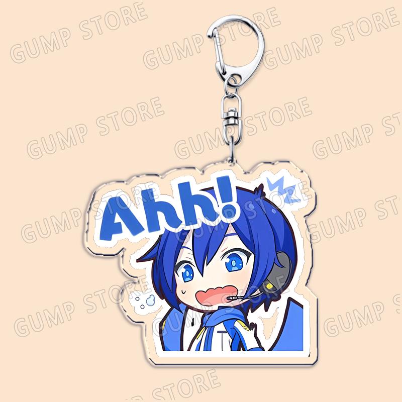

VIRTUAL SINGER Wonderlands Showtime Keychains for Accessories Touya Emu Rui Akito Tsukasa Key Chain Jewelry Keyrings Fans Gifts