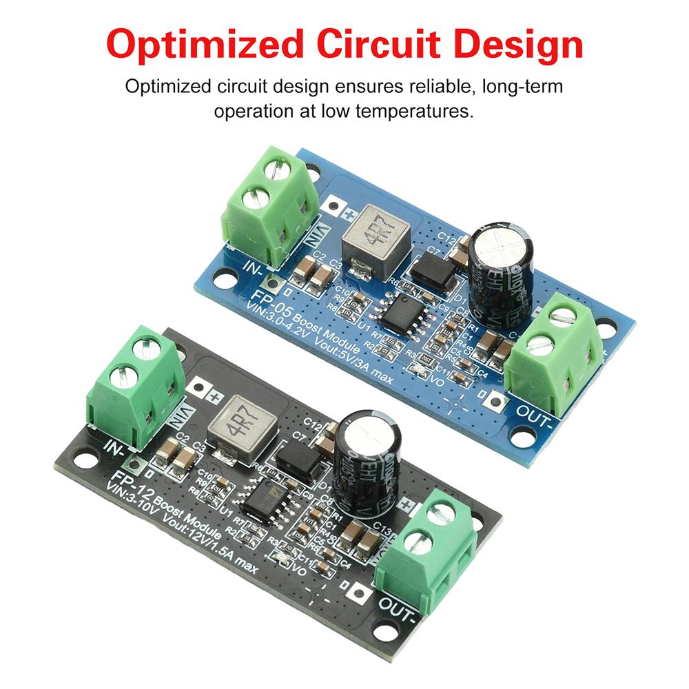 14VM0S MOSFET Boost Module DC-DC Step Up Converter Booster Power Supply Module 3V-10V To 5/12V Boost Converter Voltage regulator