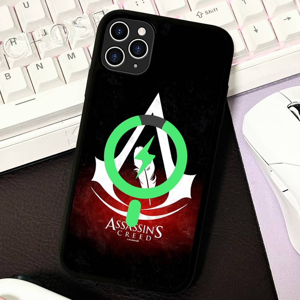 A-Assassin S -Creed Gaming For Magsafe Magnetic Phone Case For IPhone 17 16 Pro Max 15 Plus 14 13 12 11 Cover