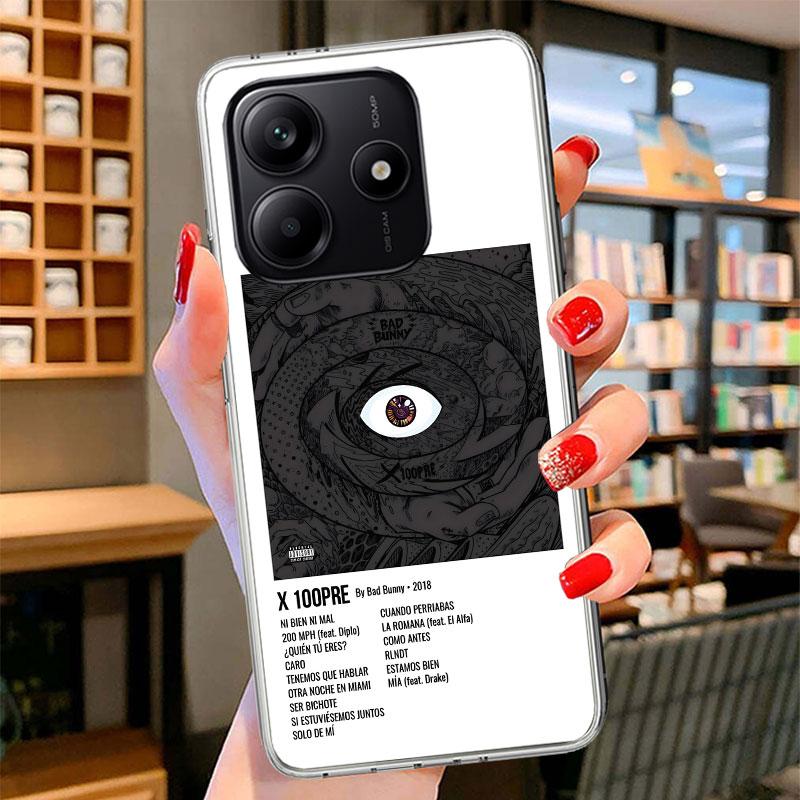 Bad Bunny X100pre Phone Case For Xiaomi Redmi Note 15 14 13 12 11 10 Pro Plus 14S 12S 11S 11T 11E 10S Soft Fundas Shell Redmi No